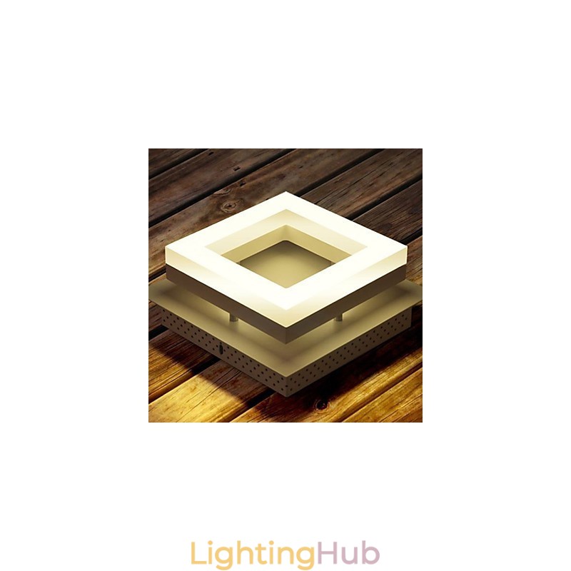 9W Modern Contemporary Acrylic Flush Mount