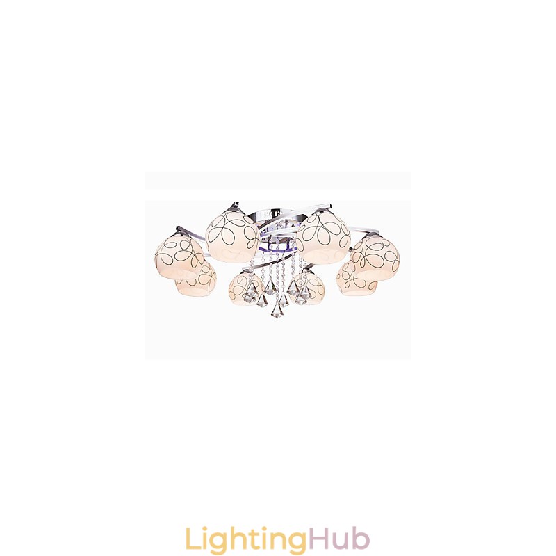 Chandelier Modern Crystal Living 8 lights