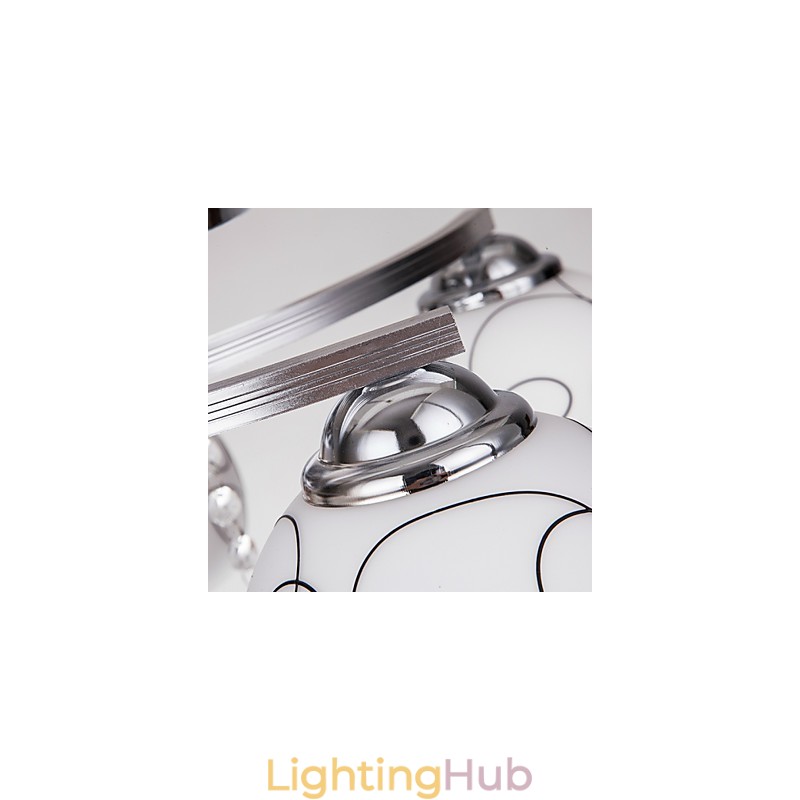 Chandelier Modern Crystal Living 8 lights