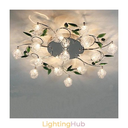 Green Crystal Ceiling Lamp Round Air Lights lamp lamp Iron Green Crystal Ceiling Lamp Round Air Lights lamp lamp Iron