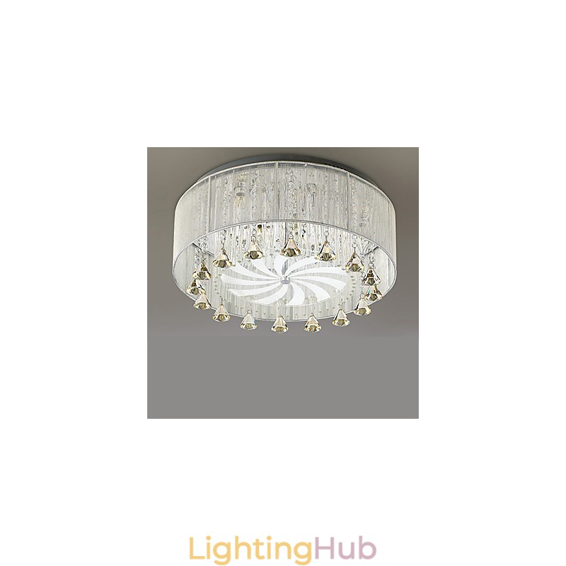 Flush Mount Crystal Modern Contemporary Glass