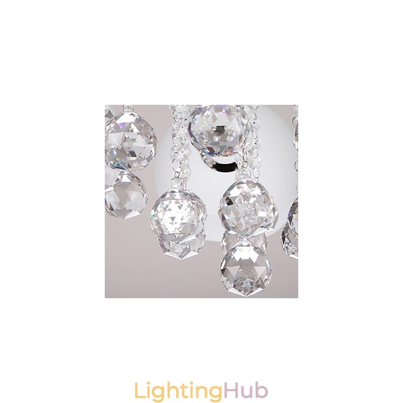 Flush Mount Crystal Modern Contemporary Glass