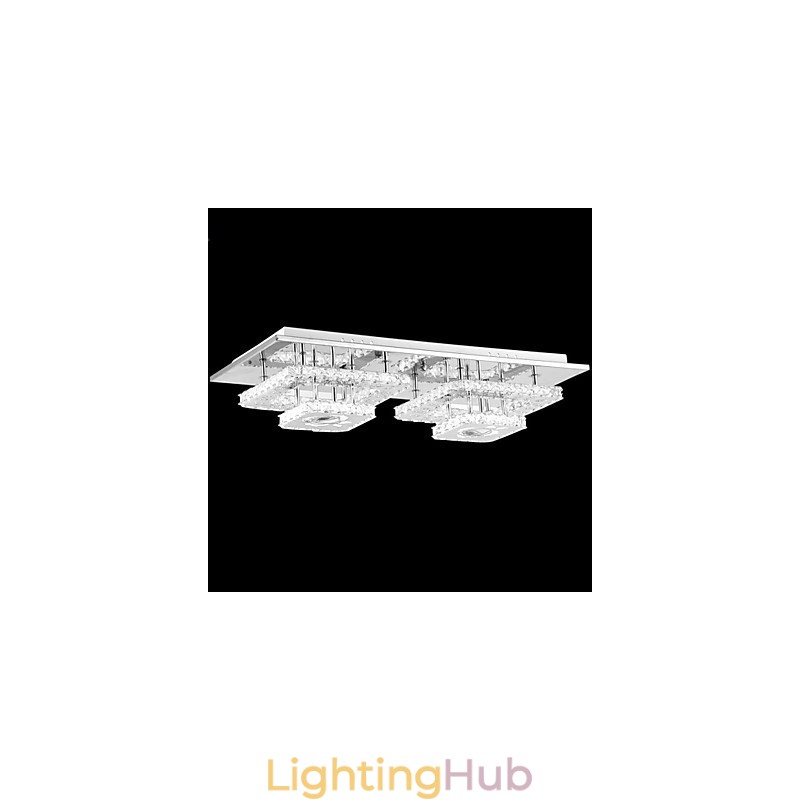 Flush Mounted Crystal Modern Contemporary Living Bed Kids