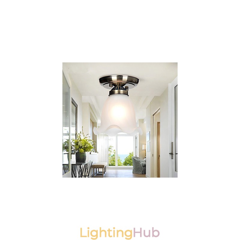Traditional Classic Mini Style Electroplated Metal Flush Mount Spot Lights