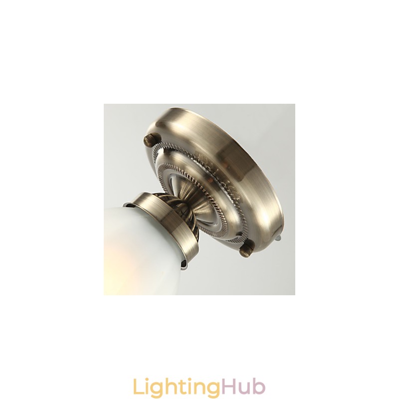 Traditional Classic Mini Style Electroplated Metal Flush Mount Spot Lights