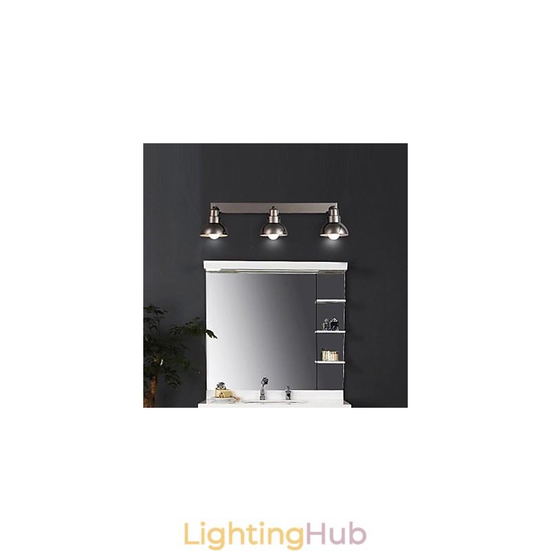 Flush Mount Trinal head Light White Glass Aluminum Frame Fashion Modern