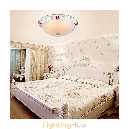 Modern Contemporary Mini Style Metal Flush Mount