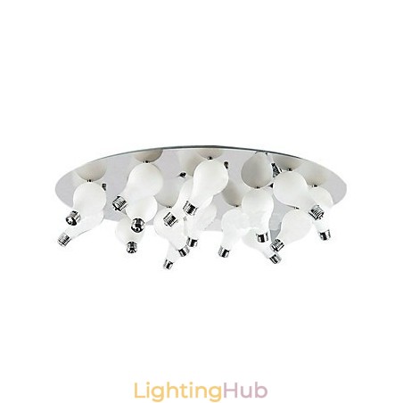Modern Flush Mount with 12 Lights in Round (G4 Bulb Base) Modern Flush Mount with 12 Lights in Round (G4 Bulb Base)