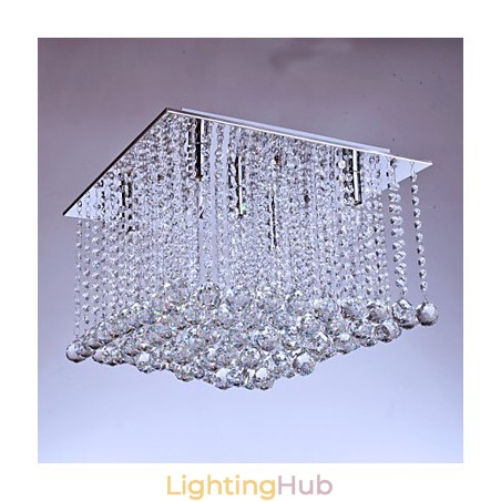 Flush Mount Crystal Modern Contemporary Metal Flush Mount Crystal Modern Contemporary Metal