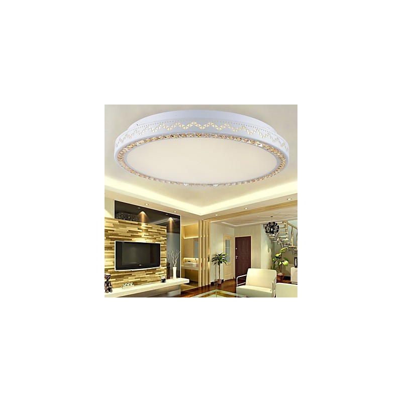 90~265V Flush Mount Crystal Modern Contemporary Metal Metal