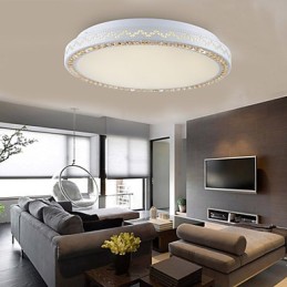 90~265V Flush Mount Crystal Modern Contemporary Metal Metal