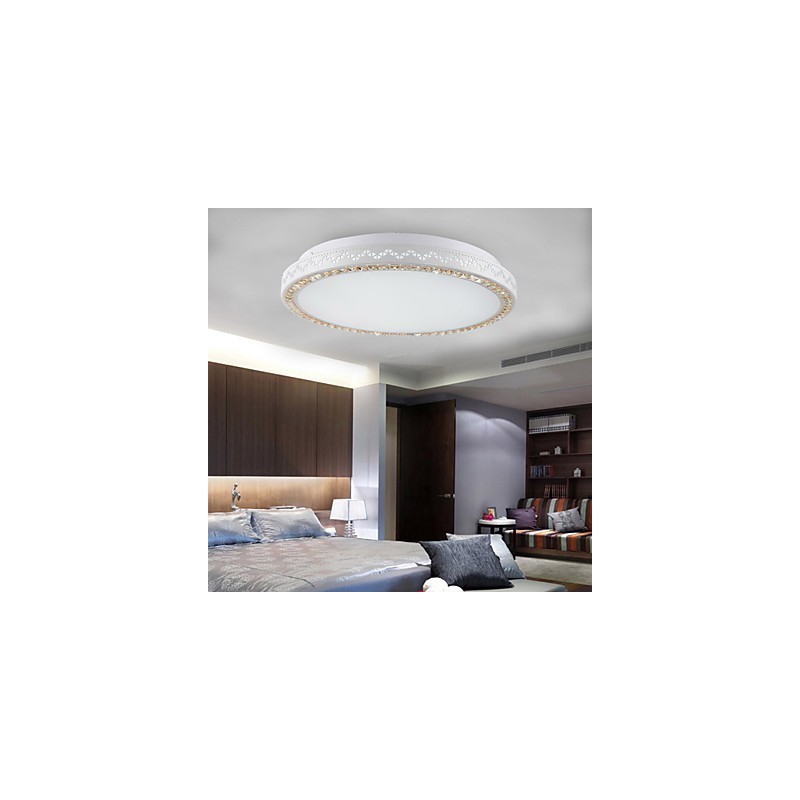 90~265V Flush Mount Crystal Modern Contemporary Metal Metal