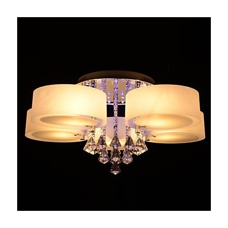 Remote Control Flush Mount Crystal Included Modern Contemporary Remote Control Flush Mount Crystal Included Modern Contemporary