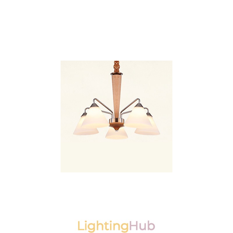Flush Mount Mini Style Modern Contemporary Wood Bamboo