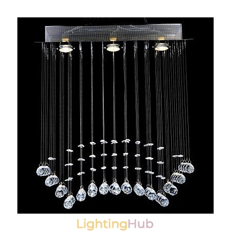 Traditional Classic Crystal Chrome Metal Flush Mount Traditional Classic Crystal Chrome Metal Flush Mount