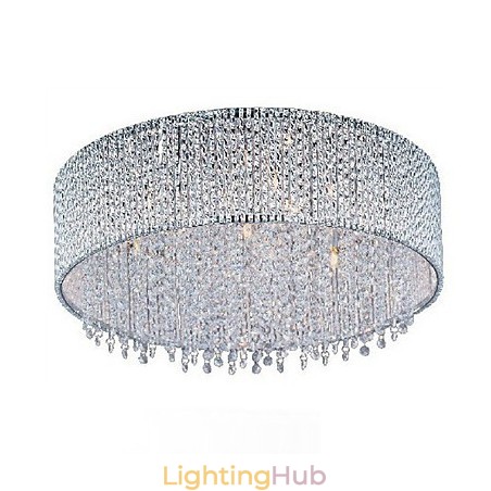 Crystal Flush Mount with 10 Lights Crystal Flush Mount with 10 Lights