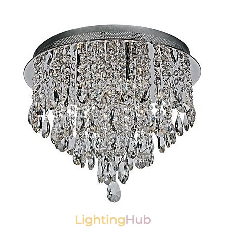 Modern Contemporary Crystal Chrome Crystal Flush Mount Modern Contemporary Crystal Chrome Crystal Flush Mount