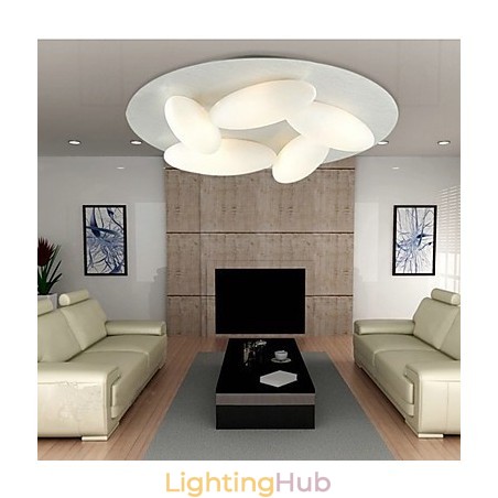 Modern Flush Mount with 5 Lights (G9 Bulb Base) Modern Flush Mount with 5 Lights (G9 Bulb Base)