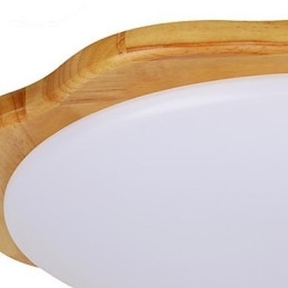 Flush Mount Traditional Classic Wood Bamboo