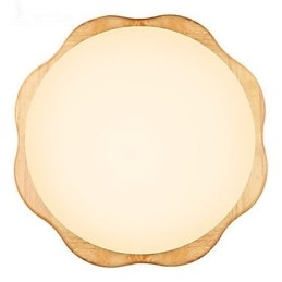 Flush Mount Traditional Classic Wood Bamboo