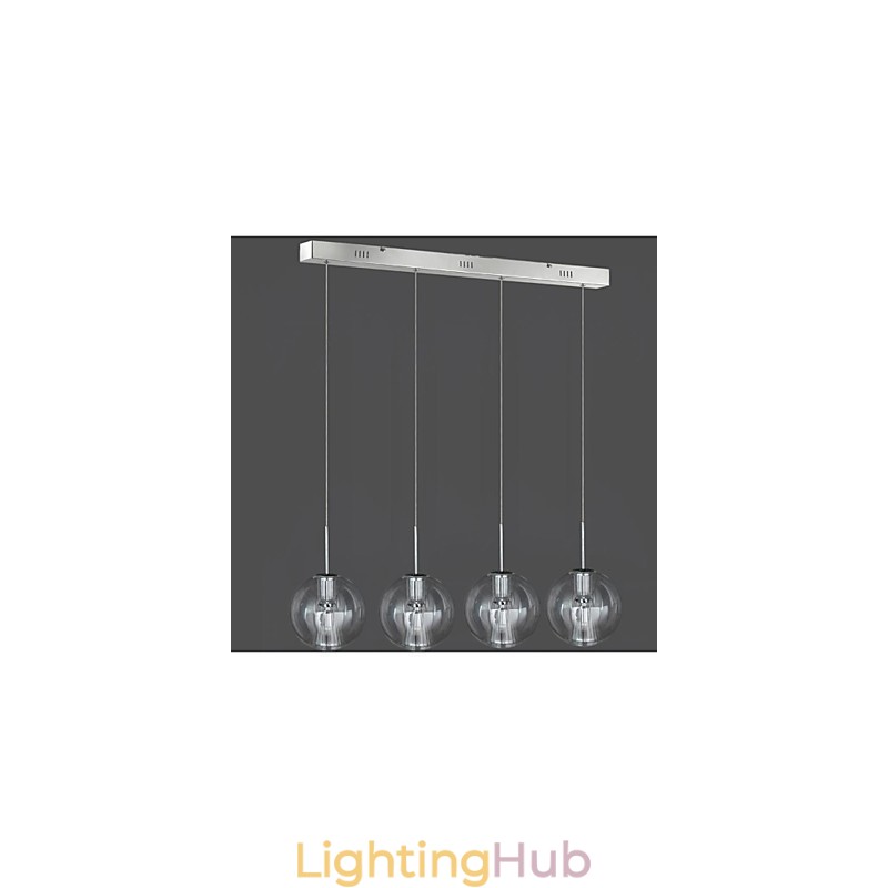 Modern Contemporary Traditional Classic Chrome Metal Pendant Light Kids 4 Light Pendant Lamp