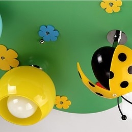 Flush Mount Modern Contemporary Wood Bamboo