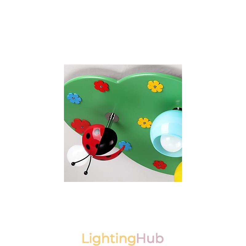 Flush Mount Modern Contemporary Wood Bamboo