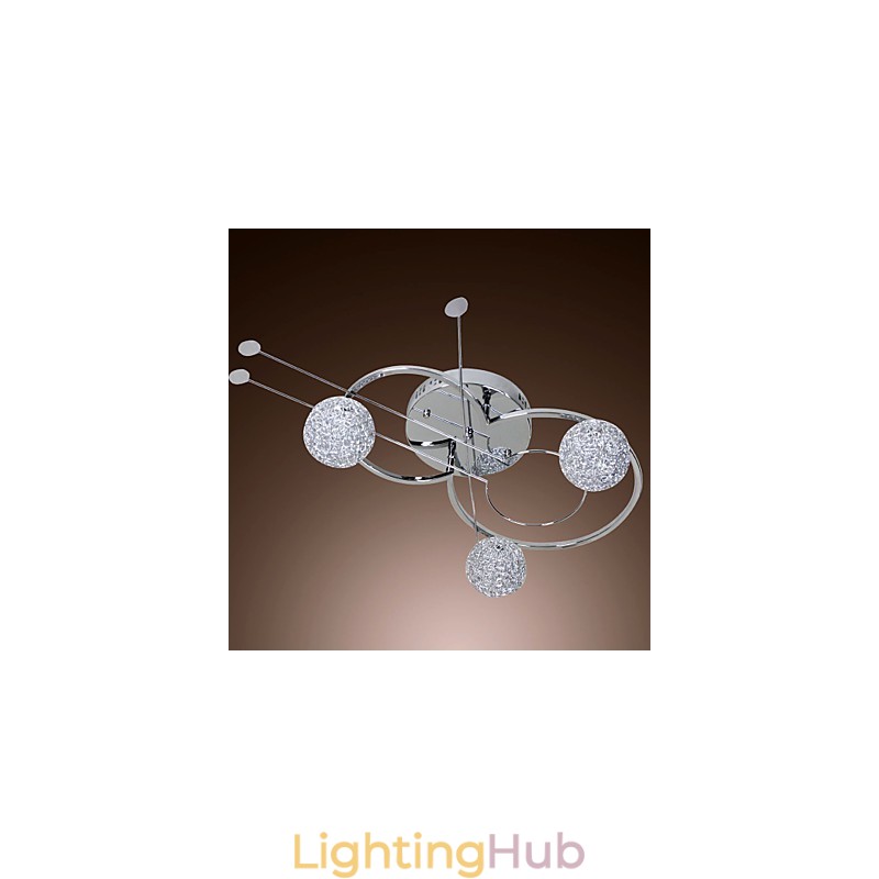 Modern Contemporary Electroplated Flush Mount