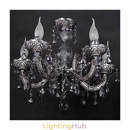 Modern Contemporary Crystal Metal Flush Mount Modern Contemporary Crystal Metal Flush Mount