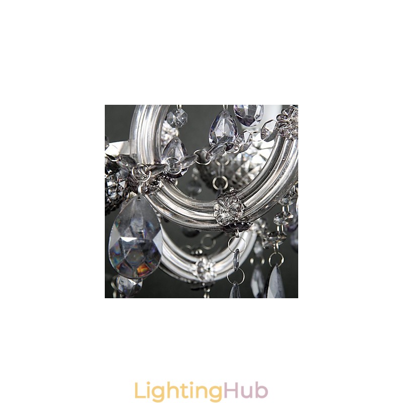 Modern Contemporary Crystal Metal Flush Mount