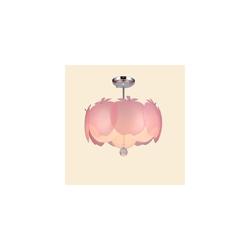 Modern Contemporary Crystal Others Metal Flush Mount