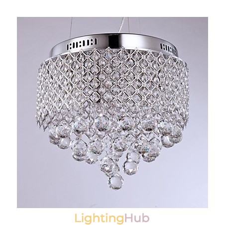 Modern Contemporary Crystal Chrome Metal Flush Mount Modern Contemporary Crystal Chrome Metal Flush Mount