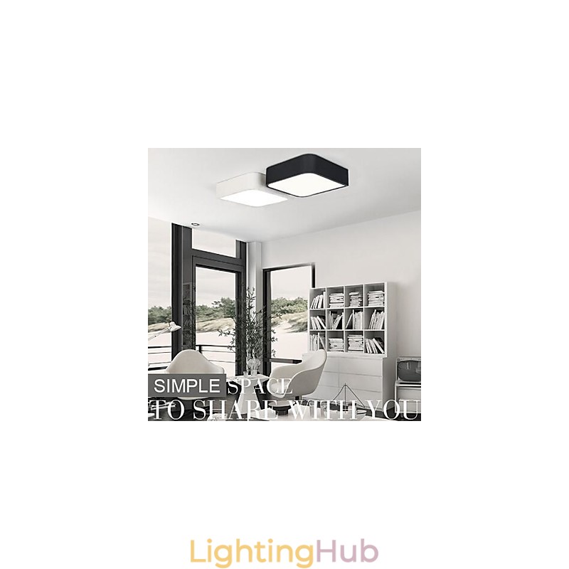Modern Contemporary Painting Metal Flush Mount