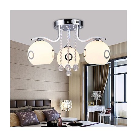 Flush Mount Crystal Modern Contemporary Glass