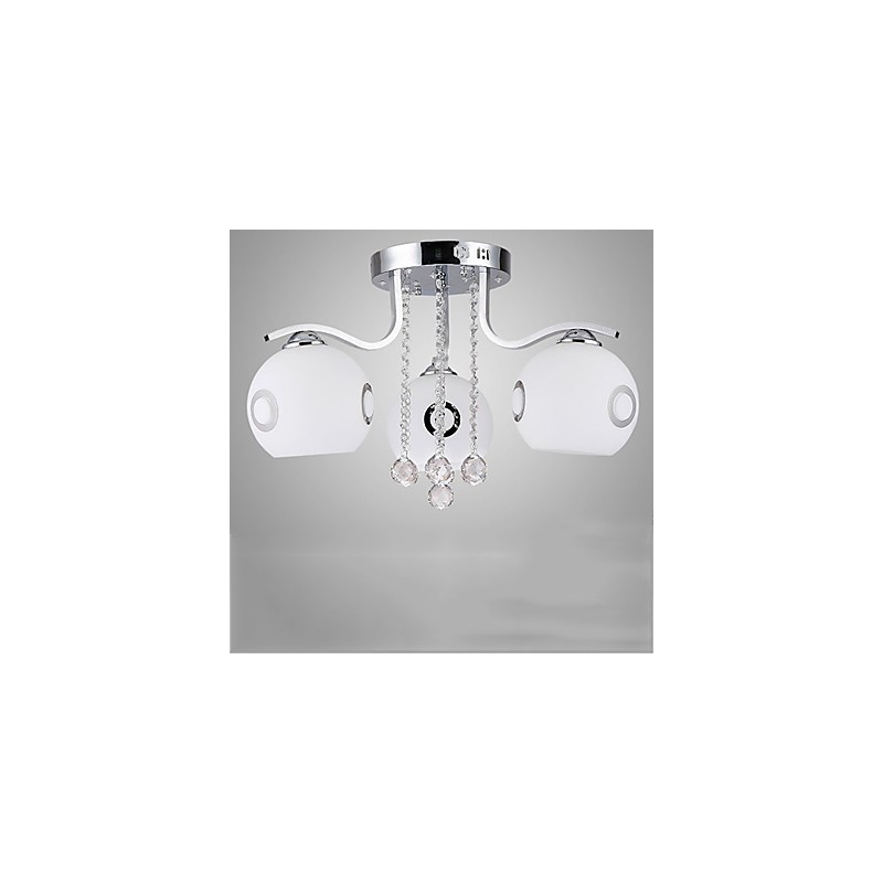 Flush Mount Crystal Modern Contemporary Glass