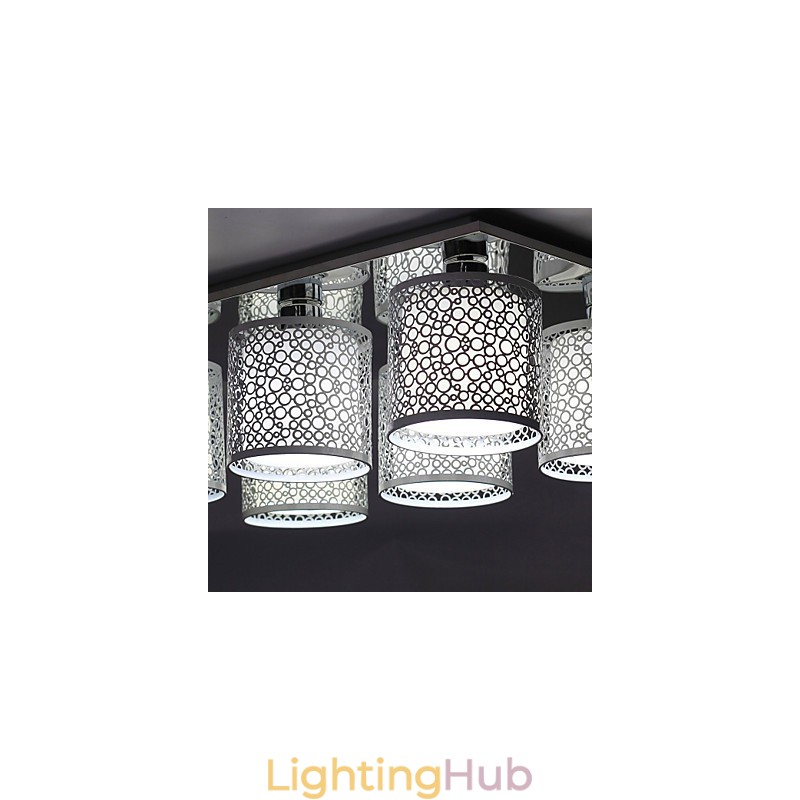 Modern Contemporary Painting Metal Flush Mount