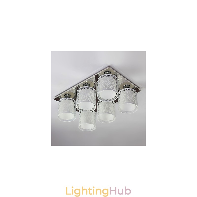 Modern Contemporary Painting Metal Flush Mount