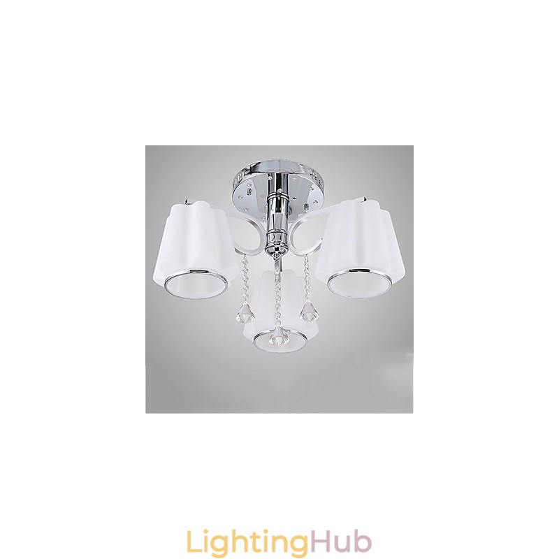 Flush Mount Crystal Modern Contemporary Glass