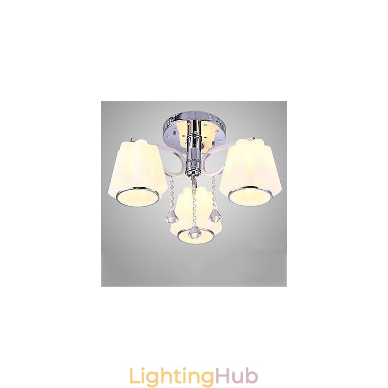 Flush Mount Crystal Modern Contemporary Glass