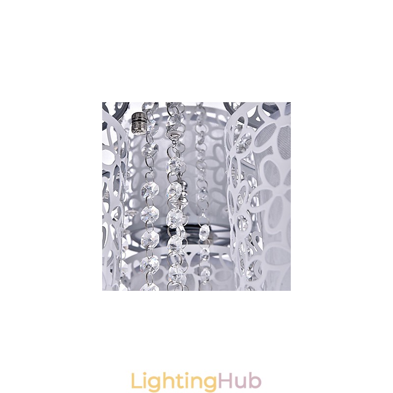 Flush Mount Crystal Modern Contemporary Metal
