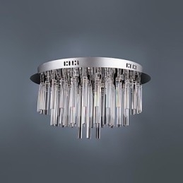 Modern Crystal Chandelier with 12 Lights
