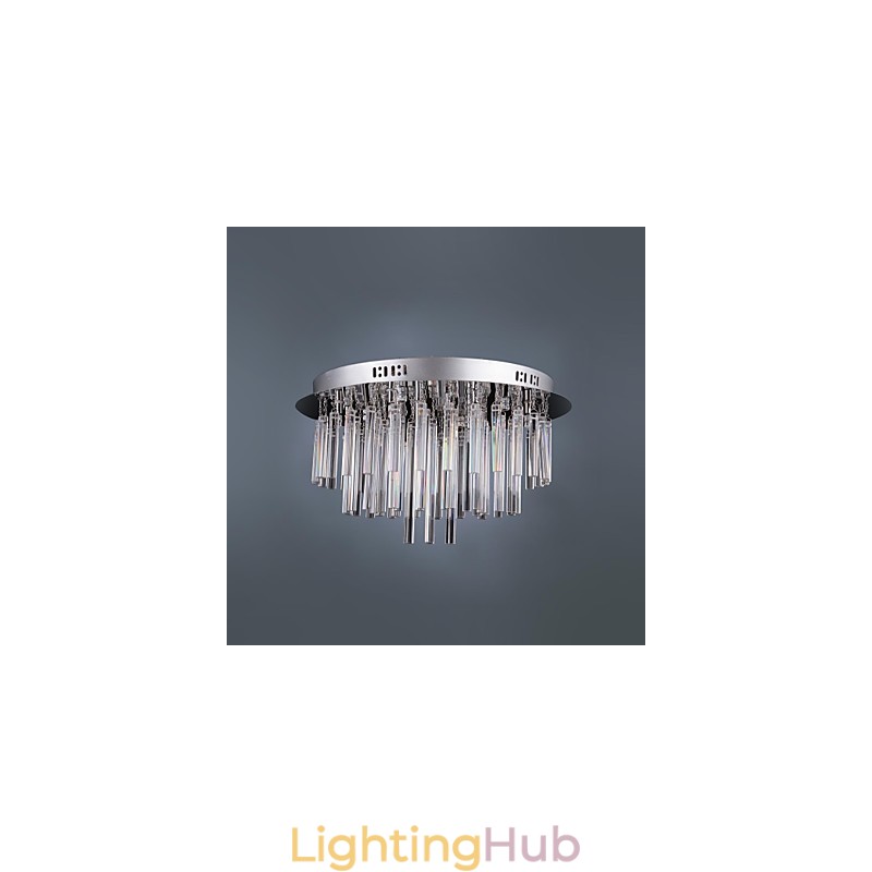 Modern Crystal Chandelier with 12 Lights