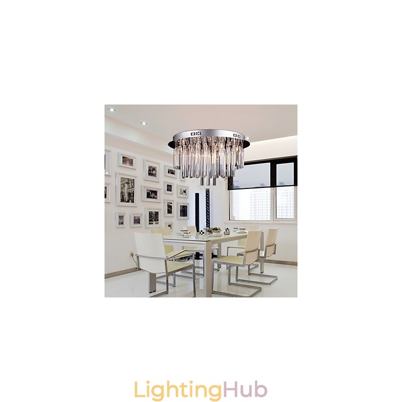 Modern Crystal Chandelier with 12 Lights