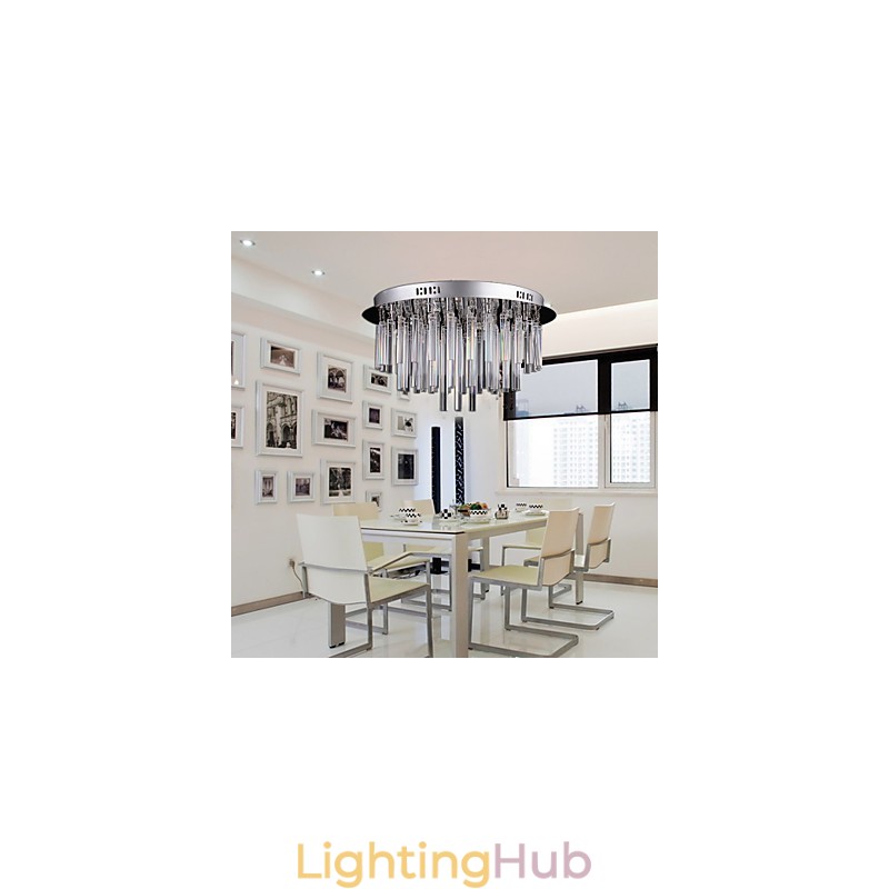 Modern Crystal Chandelier with 12 Lights