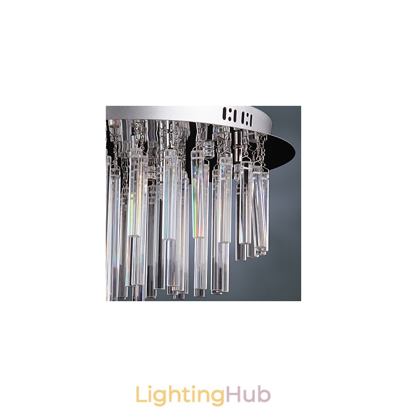 Modern Crystal Chandelier with 12 Lights