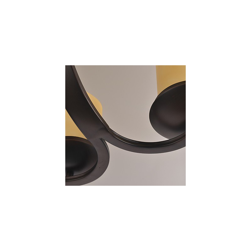 Traditional Classic Retro Mini Style Painting Metal Chandelier