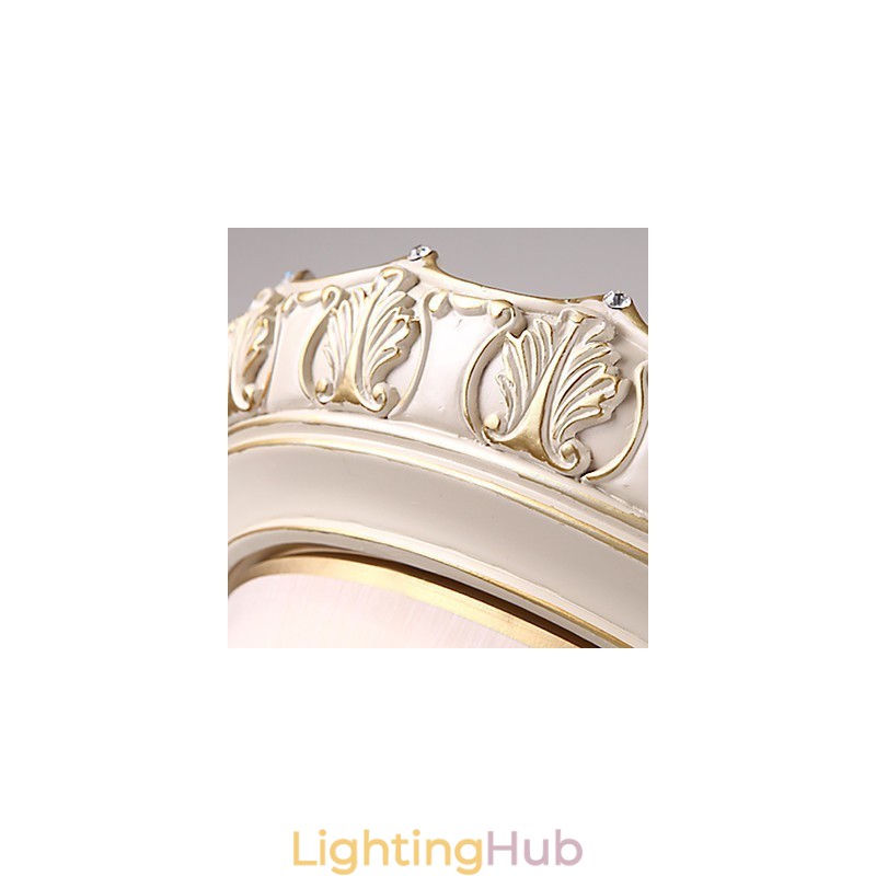 Flush Mount Crystal Traditional Classic Resin
