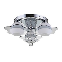 Remoter Control Flush Mount Modern Contemporary 3 Lights with Red Blues