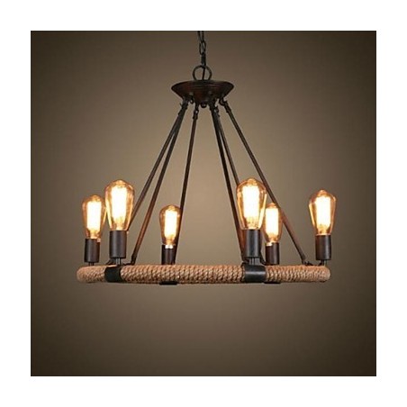 Traditional Classic Rustic Lodge Retro Country Vintage Painting Metal Pendant Light Traditional Classic Rustic Lodge Retro Country Vintage Painting Metal Pendant Light