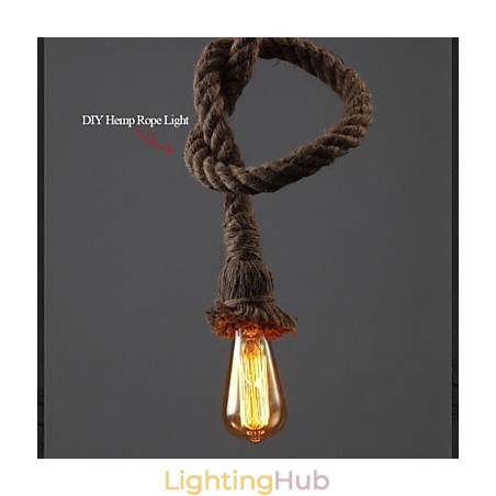 1 Light DIY Art Hemp Rope Light Creative Hemp Rope Droplight 1 Light DIY Art Hemp Rope Light Creative Hemp Rope Droplight